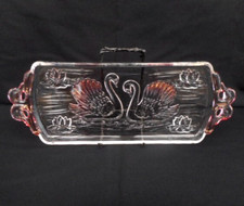 Mikasa crystal swans for sale  BANBURY