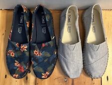 LOTE DE 2~TOMS Mujer’s Talla 6 Alpargatas Alpargatas Zapatos Sin Cordones Lona Floral, usado segunda mano  Embacar hacia Argentina