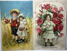 Postcard children field for sale  Mays Landing