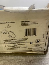 Chuveiro Delta T14259-BL Trinsic 1 alça função única preto fosco LEIA, usado comprar usado  Enviando para Brazil