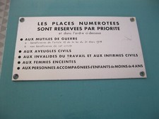 Rare plaque metal d'occasion  Saint-Georges-de-Didonne