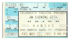 Kansas concert ticket for sale  Pittsburgh