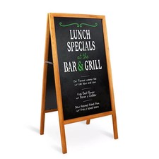 Wooden chalkboard blackboard for sale  DUKINFIELD