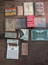 Surtido de agujas antiguas para fonógrafo gramófono / incluye agujas de fibra segunda mano  Embacar hacia Mexico