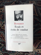 Pléiade bernanos essais d'occasion  La Rochelle
