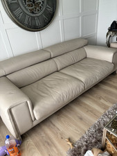 Natuzzi leather sofa for sale  GRETNA