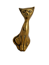 Katze messing bronze gebraucht kaufen  Mönchengladbach