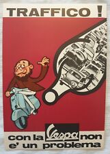 Cartolina vespa traffico usato  Italia
