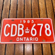 Nummernschild kanada ntario gebraucht kaufen  Hennef