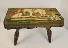 Antique needlepoint stool for sale  Bay Minette