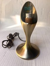Abajur de mesa base apenas 9 pol. metal louro tom dourado tulipa MCM comprar usado  Enviando para Brazil