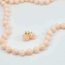 Parure corallo rosa usato  Torino