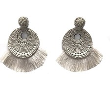 Earrings beaded fringe for sale  Miami