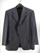 Blazer masculino Canali Proposta 54 R tamanho EUA preto vermelho listrado lã feito na Itália comprar usado Blazer masculino Canali Proposta 54 R tamanho EUA preto vermelho listrado lã feito na Itália comprar usado  Enviando para Brazil