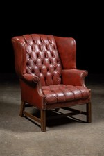 Wingback tufted leather for sale  USA
