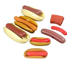 Vintage Fisher Price Little Tikes Play Food - Duży zestaw hot dogów i bułeczek na sprzedaż  Wysyłka do Poland