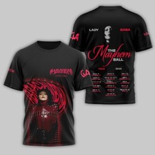 Camiseta 3D Lady Gaga The Mayhem Ball Tour 2025 comprar usado  Enviando para Brazil