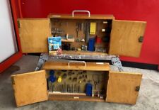 Par de unidades de almacenamiento escolar vintage con piezas Meccano años 70 bloqueables con llave segunda mano  Embacar hacia Mexico