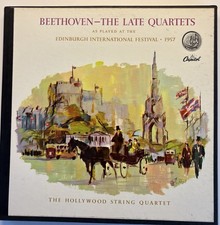 Beethoven The Late Quartets / Hollywood String Qt/5LP  Box Set/GRAMMY WINNER! comprar usado  Enviando para Brazil