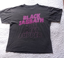 CAMISETA ROCK VINTAGE BIRMINGHAM BLACK SABBATH THE LAST SUPPER 1999 FINAL BOW comprar usado  Enviando para Brazil