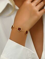 Bracelet fleurs rouge d'occasion  Artix