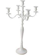 Candelabro alluminio fiamme usato  Italia