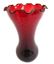 ruby glass vase for sale  Beaumont