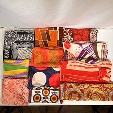 Conjunto de 11 cachecóis vintage retrô Batik geométrico floral ombre comprar usado Conjunto de 11 cachecóis vintage retrô Batik geométrico floral ombre comprar usado  Enviando para Brazil