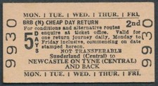 British railway ticket for sale  SWINDON