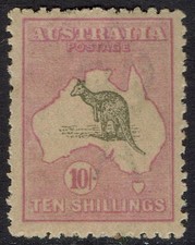 AUSTRÁLIA 1915 CANGURU 10/- 3ª Copa do Mundo comprar usado  Enviando para Brazil