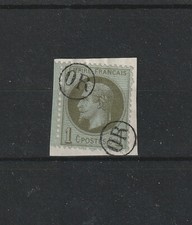 Timbre napoléon oblitéré d'occasion  Hyères