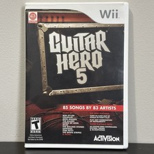 Usado, Guitar Hero 5 (Nintendo Wii, 2009) Completo comprar usado  Enviando para Brazil