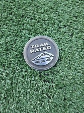 Logotipo decalque emblema para-lama Jeep Trail classificação 4x4 OEM estoque genuíno de fábrica comprar usado  Enviando para Brazil