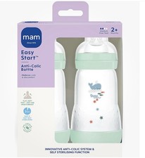 Usado, Mamadeira MAM Easy Start anticólica pacote com 2 260ml nova comprar usado Usado, Mamadeira MAM Easy Start anticólica pacote com 2 260ml nova comprar usado  Enviando para Brazil
