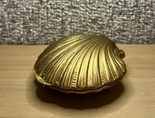 Vintage brass seashell for sale  Ada