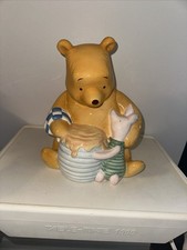 Usado, Jarro de biscoito Disney Winnie The Pooh, artesanato do tesouro feito na China comprar usado  Enviando para Brazil