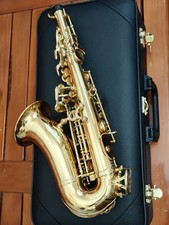 Novo Saxofone Soprano Curvo S-991 Laca Dourada Sax Soprano Curvo com Estojo, usado comprar usado  Enviando para Brazil