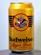 LATA DE CERVEJA RETRÔ IRTP BUDWEISER GOLD BUD O-I A-BUSCH EAGLE-CLAW ST. LOUIS MISSOURI comprar usado  Enviando para Brazil
