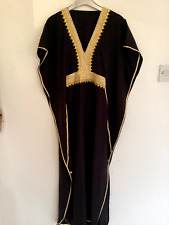 Moroccan kaftan. black for sale  BRIGHTON