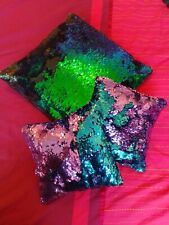 Sequined cushions 3 for sale  READING