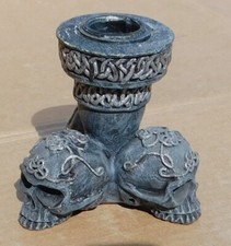 Three skulls candle for sale  NOTTINGHAM