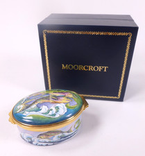 Moorcroft enamels trinket for sale  RIPLEY