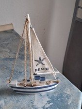 Deko holz segelboot gebraucht kaufen  Buschkämpen