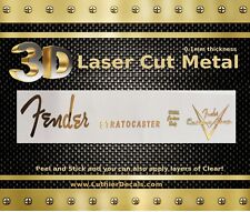 Adesivo de restauração Fender Stratocaster guitarra 3d metal cabeçote m22 comprar usado  Enviando para Brazil