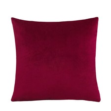 Velvet plain cushion for sale  UK