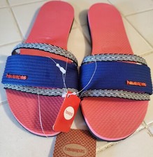Sandálias Havaianas Trancoso Feminina 11/12 EUA Flip Flop Porcelana Rosa Tamanho 43-44 comprar usado  Enviando para Brazil