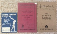 Vintage cricket booklets for sale  SHEFFIELD