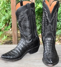 Lucchese black hornback for sale  Portland
