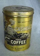 Caswell coffee tin for sale  San Jose