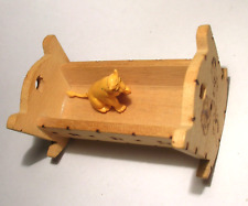 Vintage wooden cradle for sale  UK